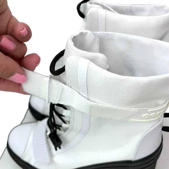 Converse Chuck Taylor All Star GR82 XX-HI High Heel Boots White/Black Size 8.5 - Picture 4 of 10